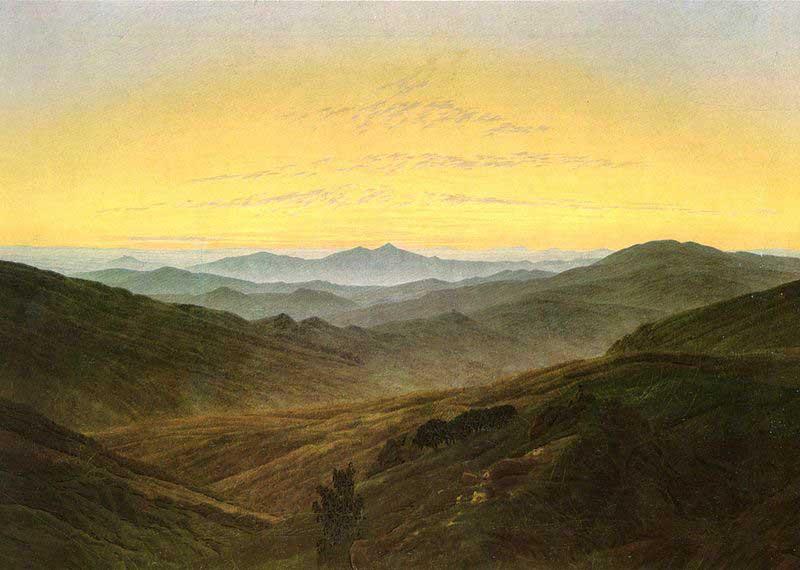 Caspar David Friedrich The Giant Mountains oil painting image